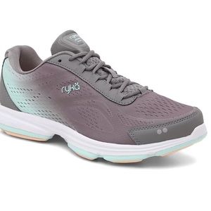 Ryka DevotionWalking Plus 3 Walking Shoe Gray/ blue size 8